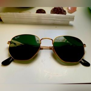 Ray bans hexagonal black
